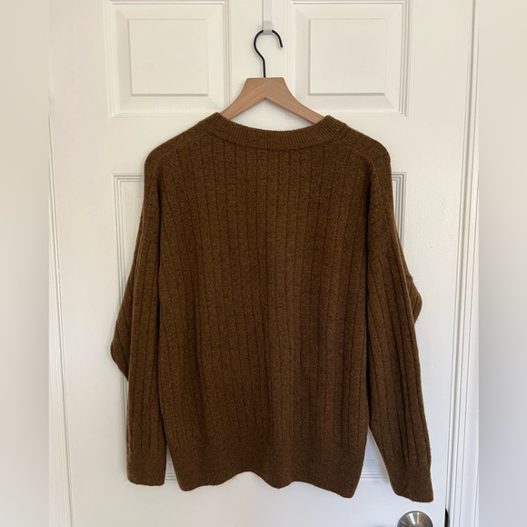 Madewell Donnegal Henley | Brown Size L — NWOT - Picture 4 of 4